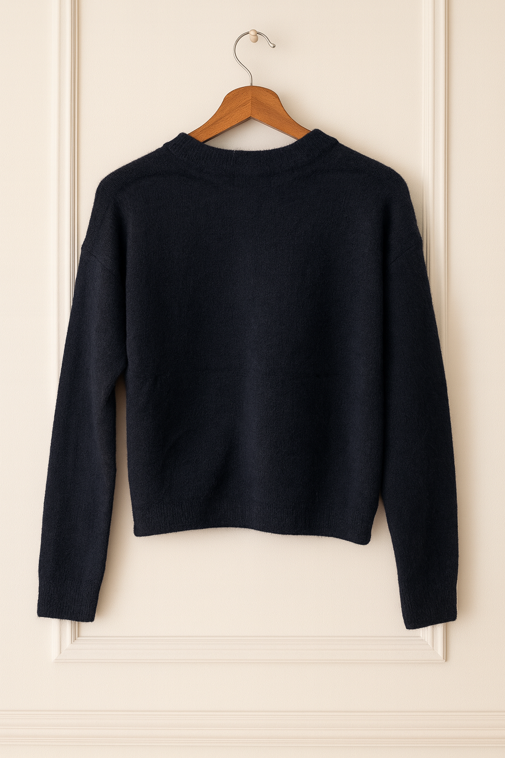 Pull en maille avec motifs "LOVE" –  Bleu marine